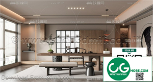 Tea Room 05 3D Model